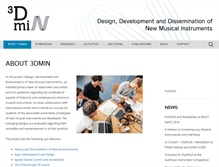 Tablet Screenshot of 3dmin.org